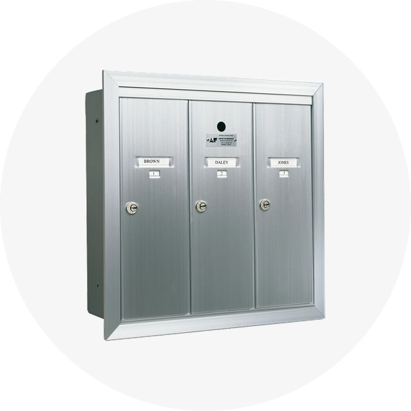 Vertical Apartment Mailboxes