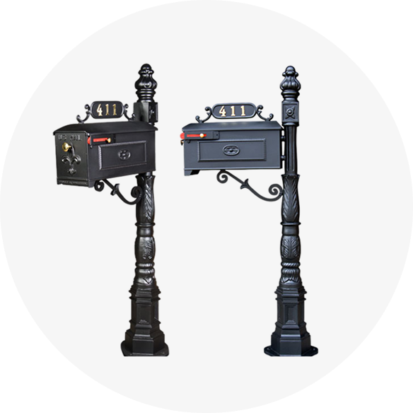 Cast Aluminum Mailboxes and Posts