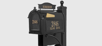 Mailbox Address Plaque