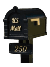 Gaines Keystone Mailbox & Post