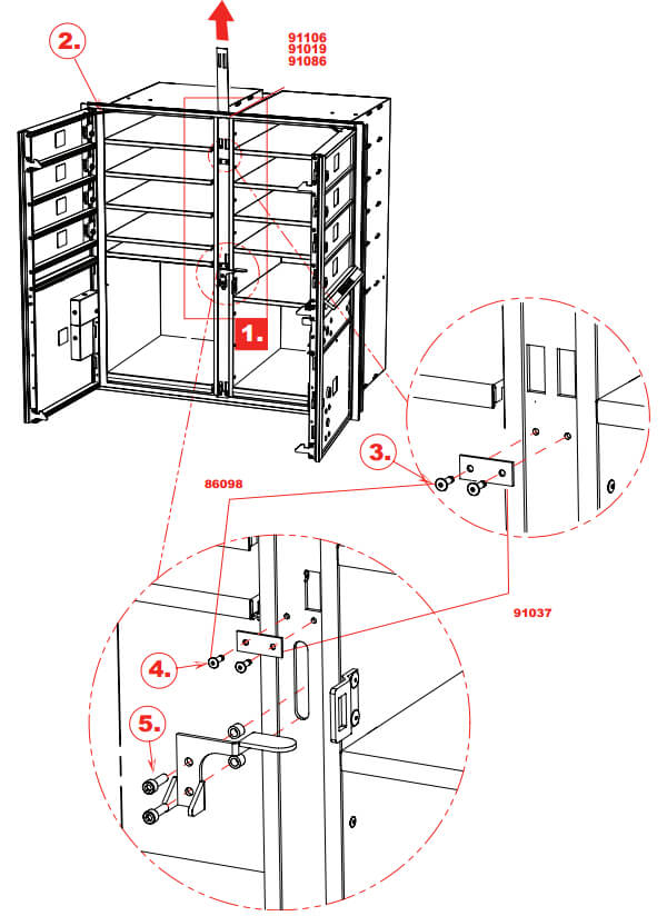 Fix Mailbox Door Rivet Maintenance Guide
