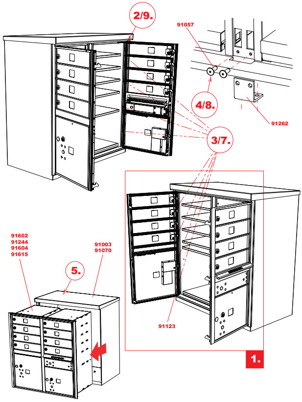 Fix Mailbox Door Rivet Maintenance Guide