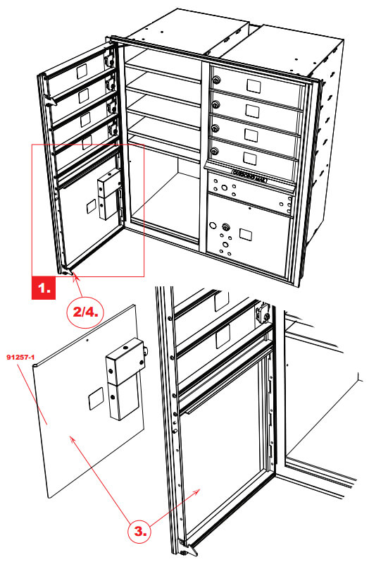 Fix Mailbox Door Rivet Maintenance Guide