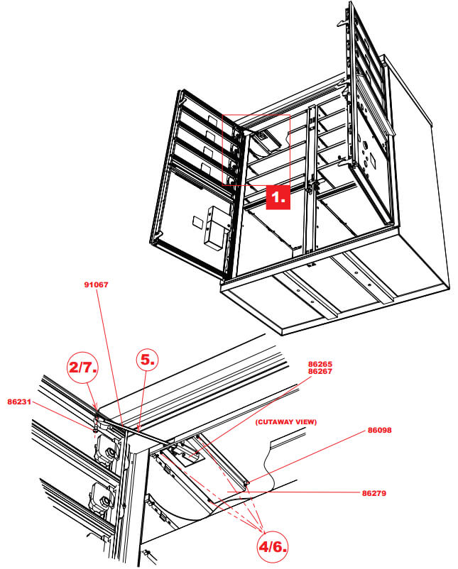 Fix Mailbox Door Rivet Maintenance Guide
