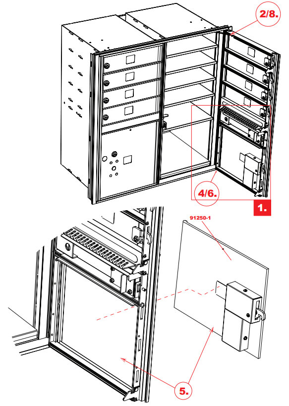 Fix Mailbox Door Rivet Maintenance Guide