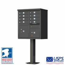 Commercial Cluster Mailboxes Dark Bronze