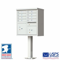 Commercial Cluster Mailboxes Black