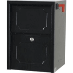 delivery vault junior full service lockable curbside mailbox black
