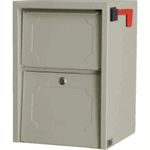delivery vault junior full service lockable curbside mailbox sand