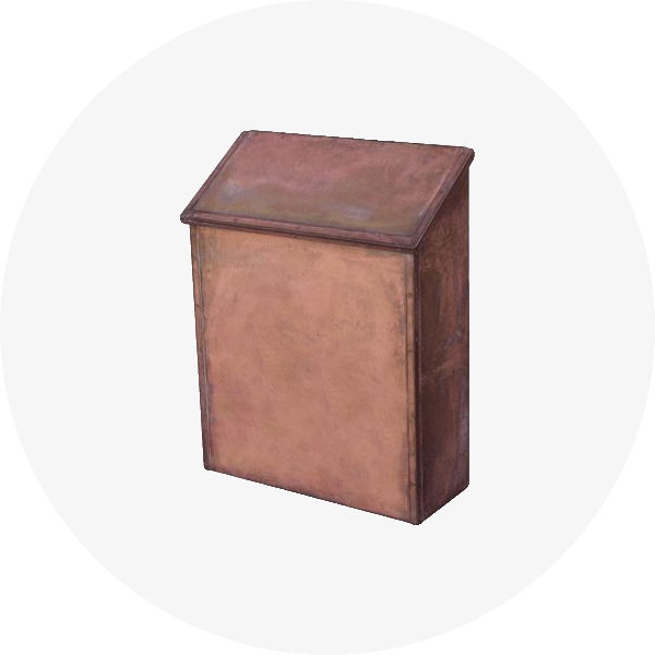 Brass Wall Mount Mailboxes